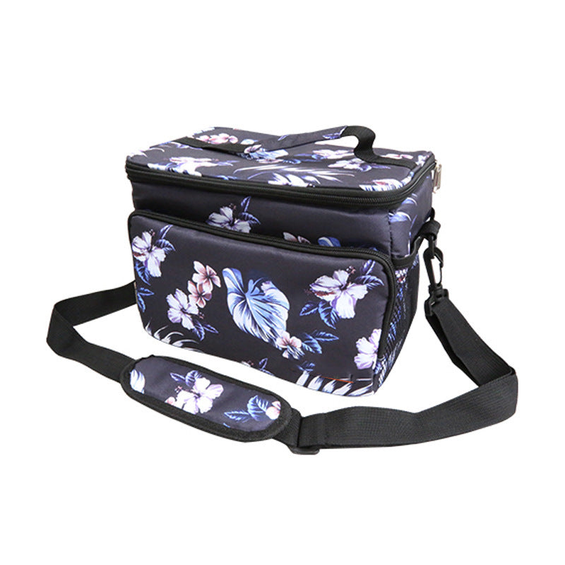 Crossbody Outdoor Thermal Bag Oxford Cloth Large Capacity Lunch Box